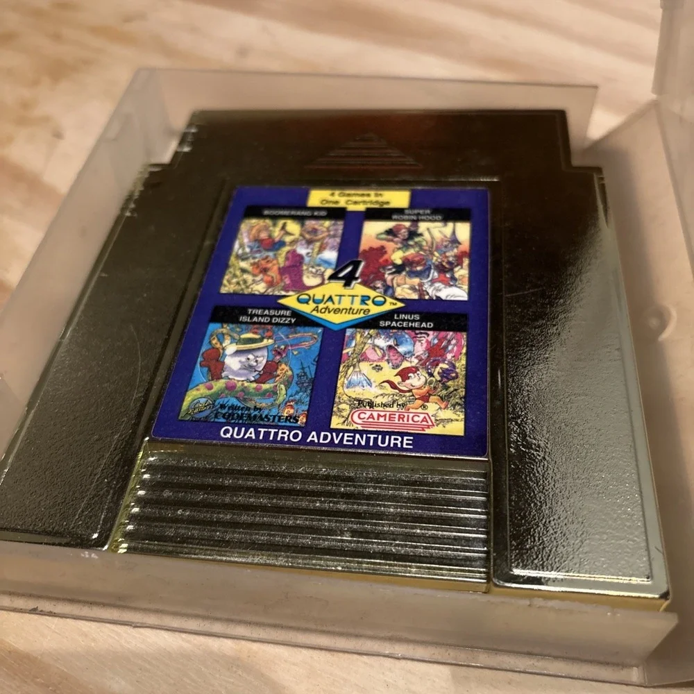 Quattro Adventure (Nintendo Entertainment System, 1991) Tested! + CASE